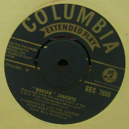The London Symphony Orchestra-Warsaw Concerto-Columbia-7" Vinyl