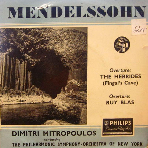 Mendelssohn-Overtures-Philips-7" Vinyl P/S