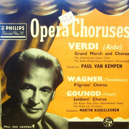 Verdi/Wagner/Gaund-Opera Choruses-Philips-7" Vinyl P/S