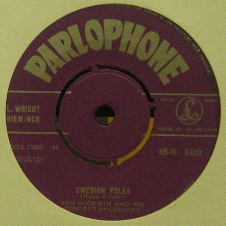 Ron Goodwin And His Orchestra-Swedish Polka-Parlophone-7" Vinyl