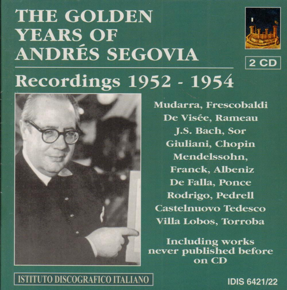 Segovia-Recordings 1952-1954-2CD Album