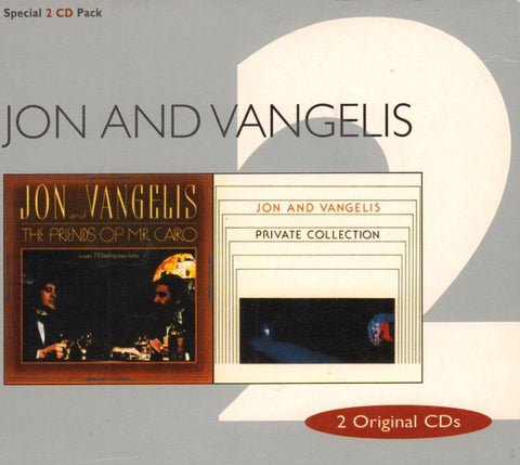 Jon and Vangelis-Private Collection-Polydor-2CD Album Box Set-Like New