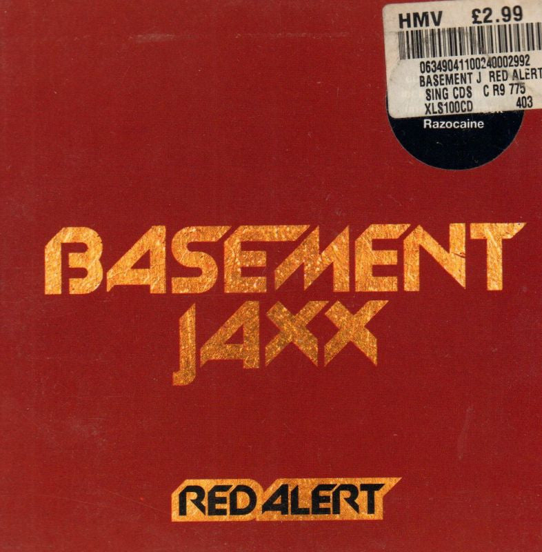 Basement JaxxRed Alert-XL Recordings-CD Single-Very Good