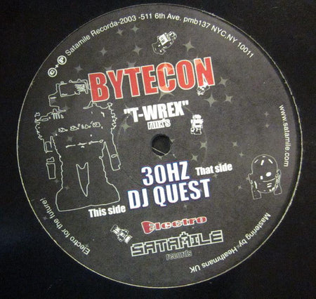 Bytecon-T-Wrex Rmx's-SatRx-12" Vinyl