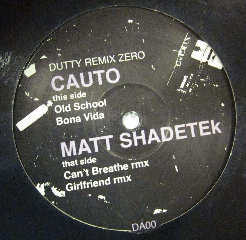 Cauto/Matt Shadetek-Dutty Remix Zero-Dutty Artz-12" Vinyl