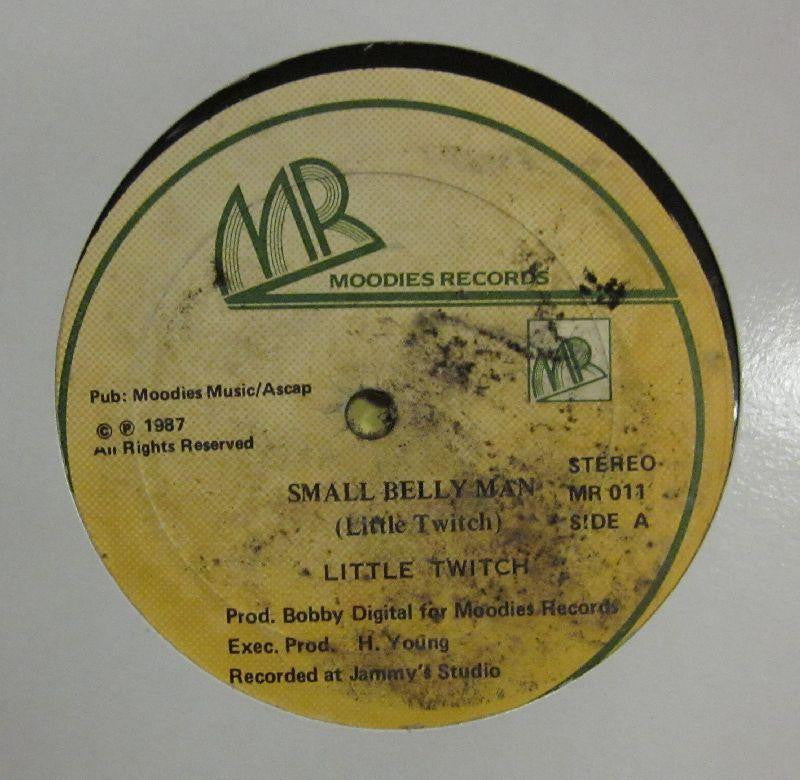 Little Twitch/E.225th St. Band-Small Belly Man/ Smaller Belly-Moodies Records-12" Vinyl