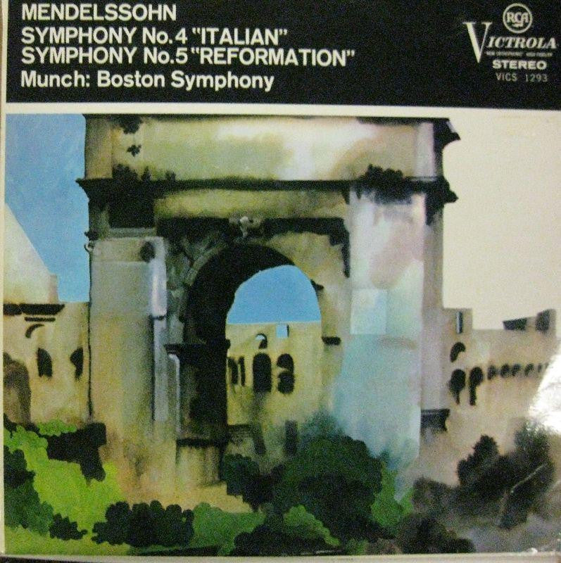 Mendelssohn-Italian/Reformation-RCA-Vinyl LP
