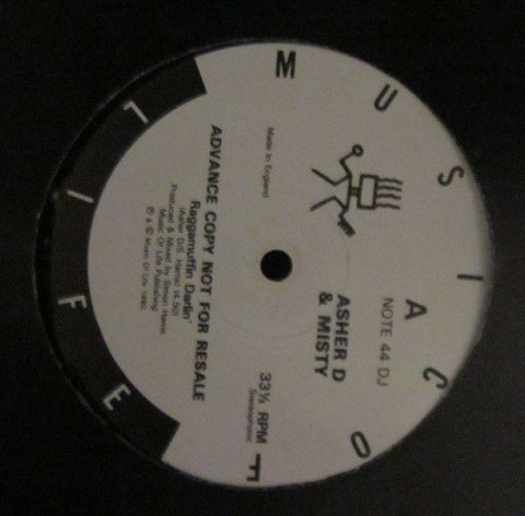 Asher D & Misty-Raggamuffin Darlin'-Music Of Life-12" Vinyl