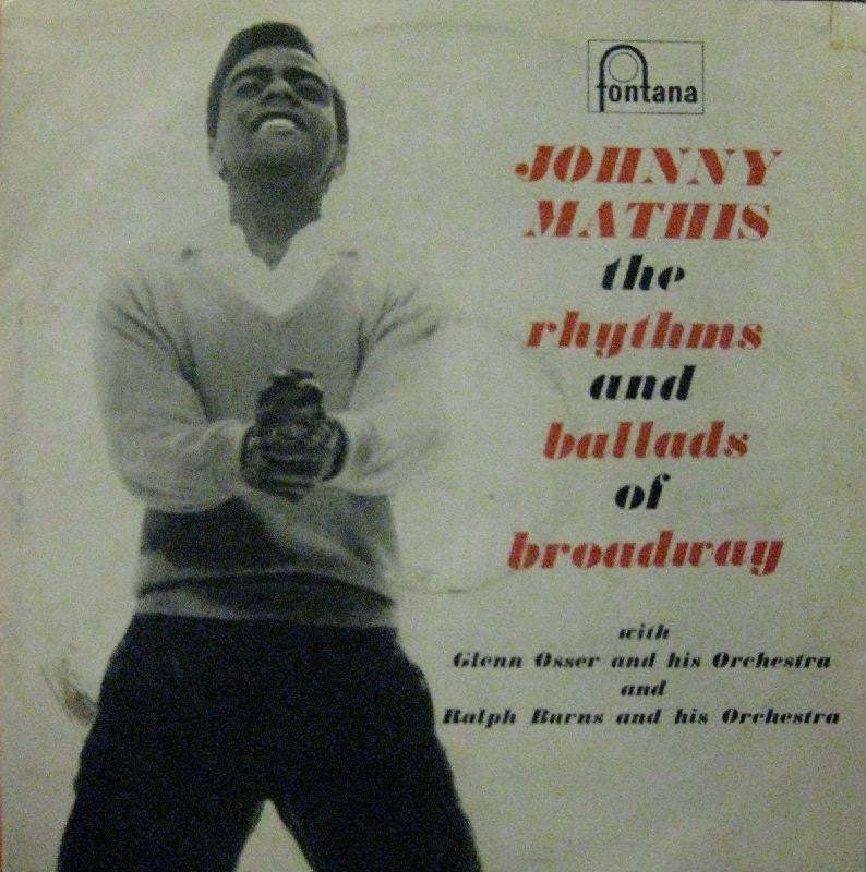Johnny Mathis-The Rhythm & Ballads Of Broadway-Fontana-2x12" Vinyl LP Gatefold