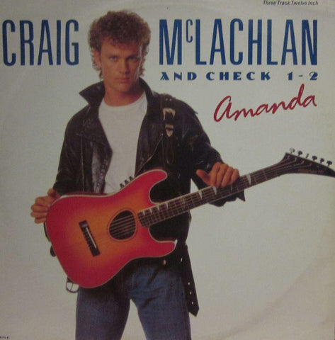 Craig McLachlan And Check 1-2-Amanda-Epic-12" Vinyl