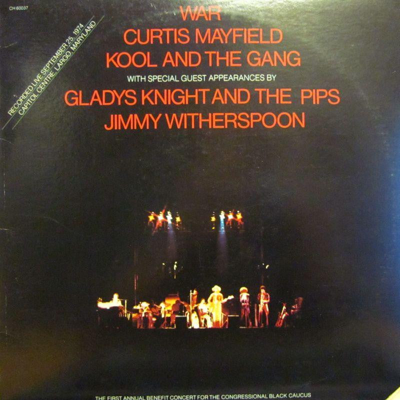 War/Kool & The Gang/Mayfield-The First Annual Benefit Concert-Chess-Vinyl LP