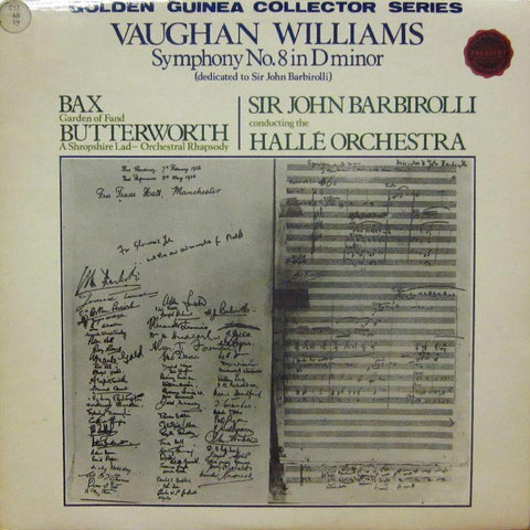 Vaughan Williams-Symphony No.8-Pye Golden Guinea-Vinyl LP