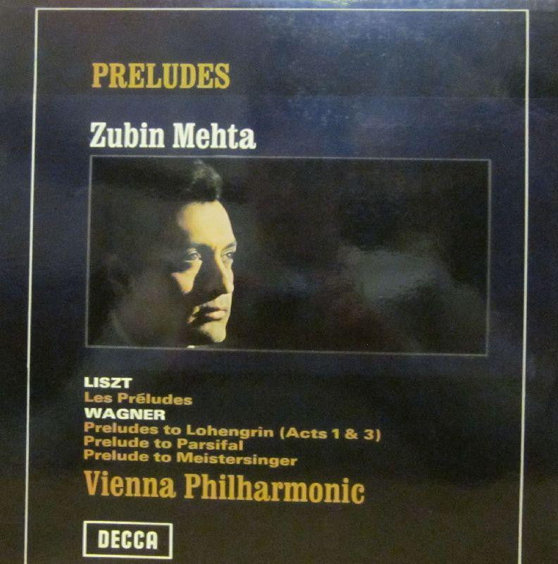 Liszt & Wagner-Preludes-Decca-Vinyl LP
