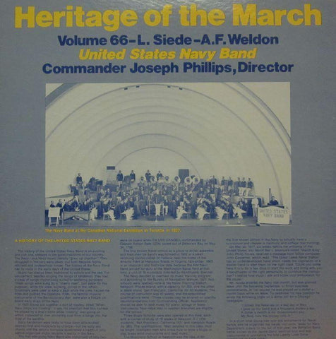 United States Navy Band-Heritage Of The March: Volume 66-Vinyl LP