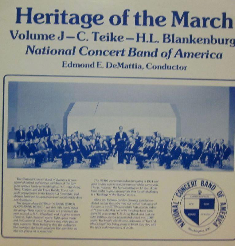 National Concert Band of America-Heritage Of The March: Volume J-Vinyl LP