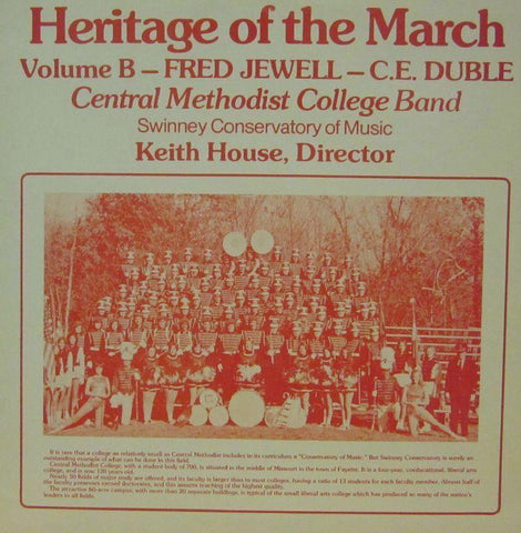 Central Methodist College Band-Heritage Of The March: Volume B-Vinyl LP