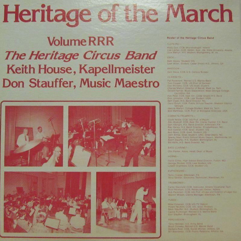 The Heritage Circus Band-Heritage Of The March: Volume RRR-Vinyl LP