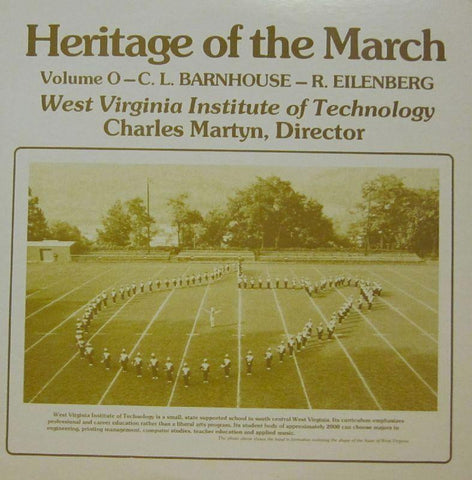 West Virginia Institute of Technology-Heritage Of The March: Volume O-Vinyl LP