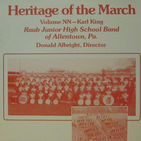 Raub Junior High School Band-Heritage Of The March: Volume NN-Vinyl LP