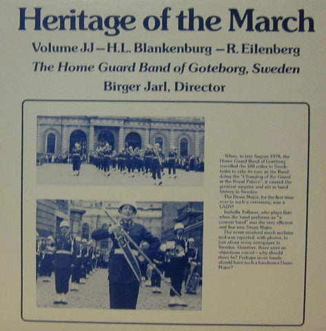 The Home Guard Band of Goteberg, Sweden-Heritage Of The March: Volume JJ-Vinyl LP