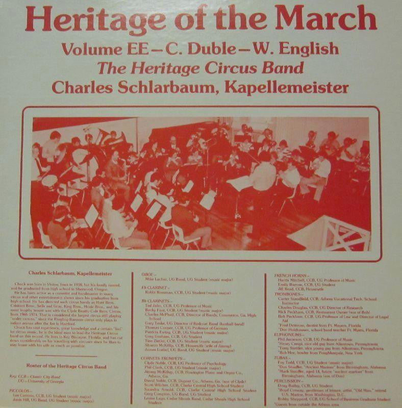 The Heritage Circus Band-Heritage Of The March: Volume EE-Vinyl LP