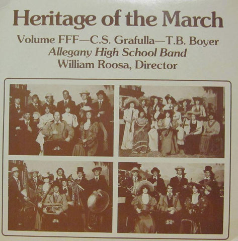 Allegany High School Band-Heritage Of The March: Volume FFF-Vinyl LP
