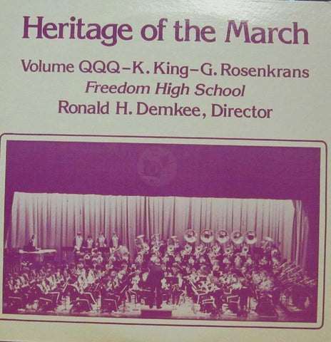 Freedom High School-Heritage Of The March: Volume QQQ-Vinyl LP