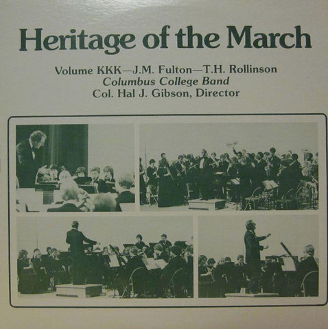 Columbus College Band-Heritage Of The March: Volume KKK-Vinyl LP
