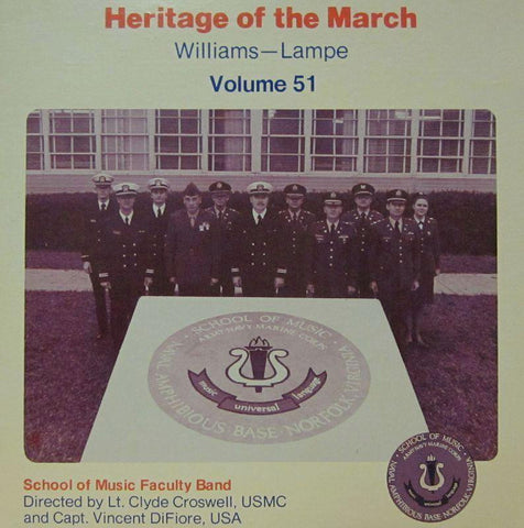 School of Music Faculty Band-Heritage Of The March: Volume 51-Vinyl LP