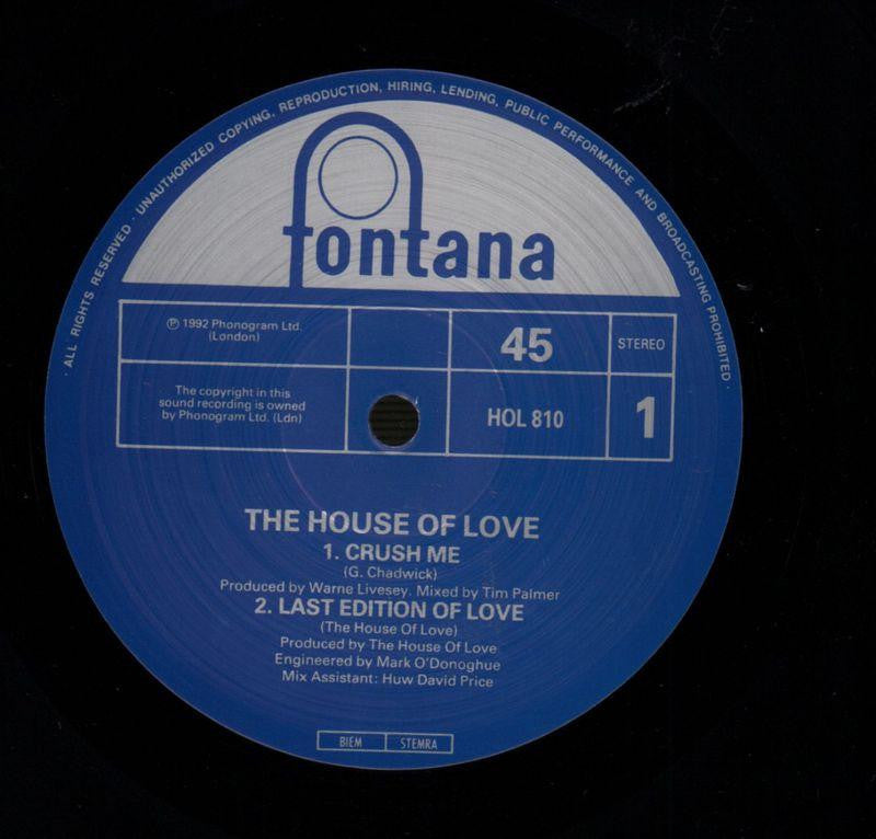 Crush Me-Fontana-10" Vinyl-Ex-/NM