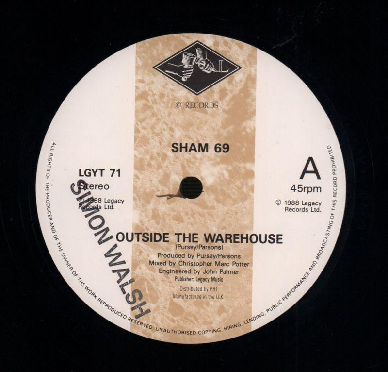 Outside The Warehouse-Legacy-12" Vinyl P/S-VG/Ex
