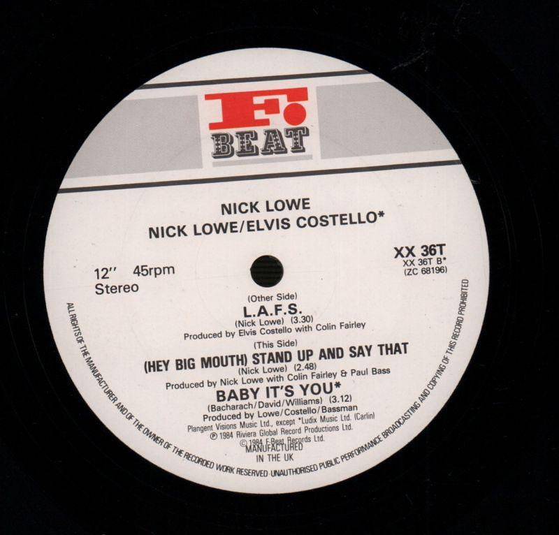 L.A.F.S-F Beat-12" Vinyl P/S-Ex-/Ex