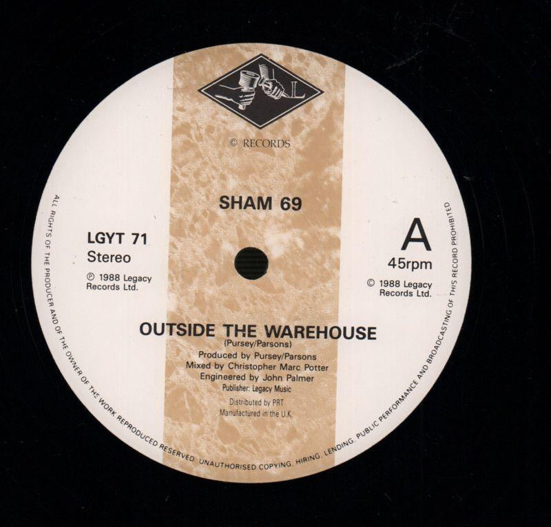 Outside The Warehouse-Legacy-12" Vinyl P/S-VG/VG+