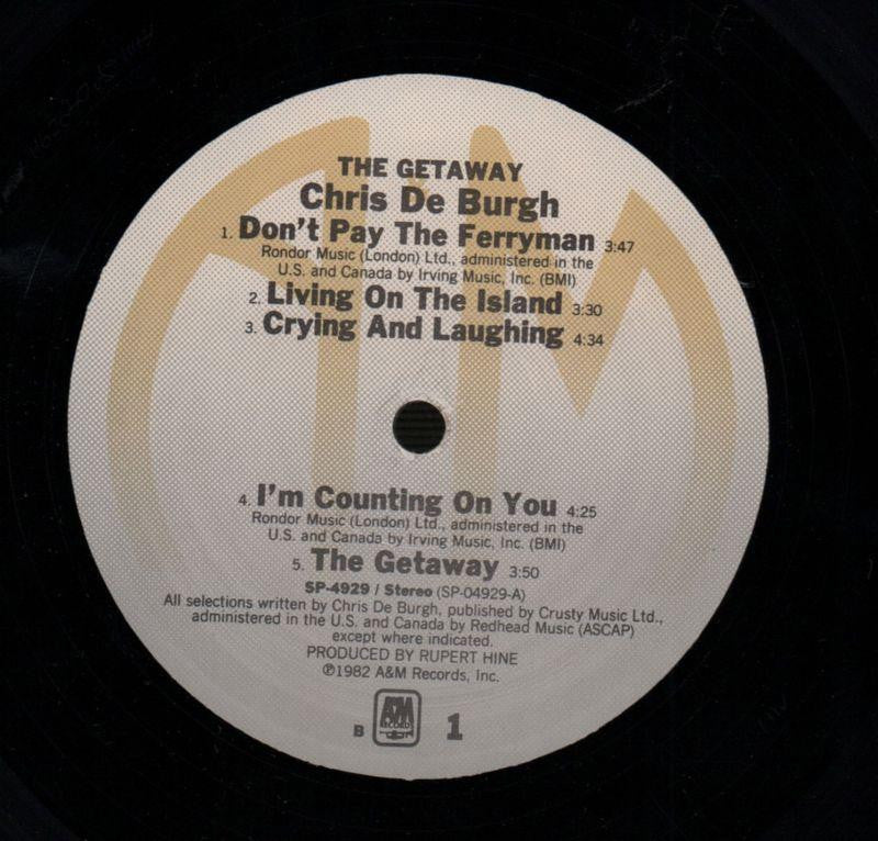 The Getaway-A&M-Vinyl LP-VG/VG+