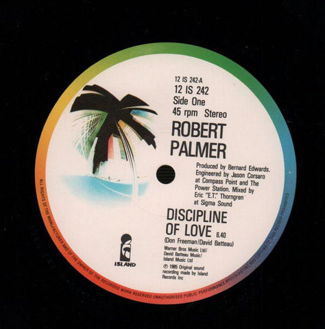 Discipline Of Love-Island-12" Vinyl P/S-VG/VG+