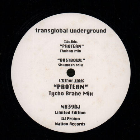 Transglobal Underground-Protean-Nation-12" Vinyl-VG/Ex+