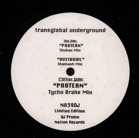 Transglobal Underground-Protean-Nation-12" Vinyl-VG/Ex+