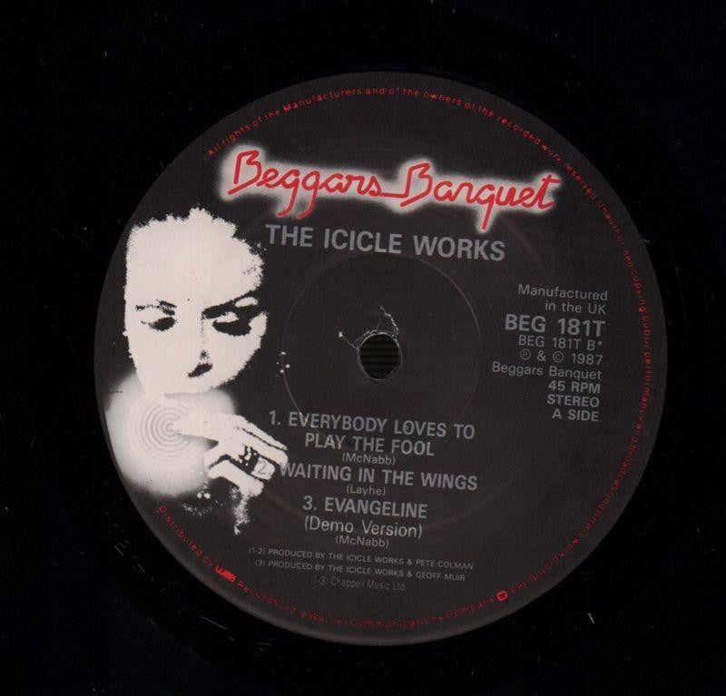 Evangeline-Beggars Banquet-12" Vinyl P/S-VG/Ex+