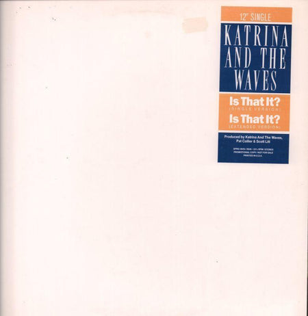 Katrina & The Waves-Is That It?-Capitol-12" Vinyl