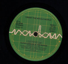 I Want The Whole World-Radar-12" Vinyl P/S-VG/Ex