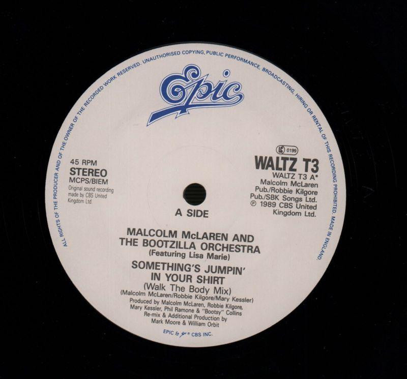 Something's Jumpin' In Your Shirt-Epic-12" Vinyl P/S-Ex/NM