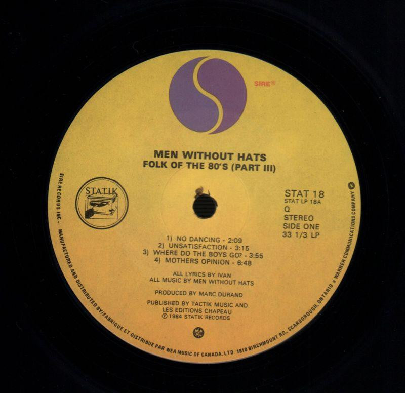 Folk Of The 80's Part III-Statik-Vinyl LP-VG+/Ex+
