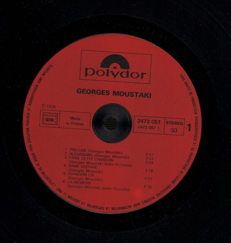 Moustaki-Polydor-Vinyl LP Gatefold-VG/VG