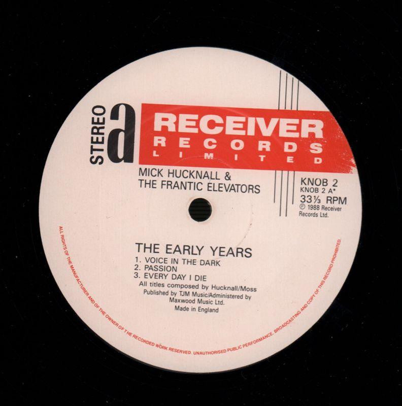 The Early Years-Receiver-Vinyl LP-VG+/Ex+