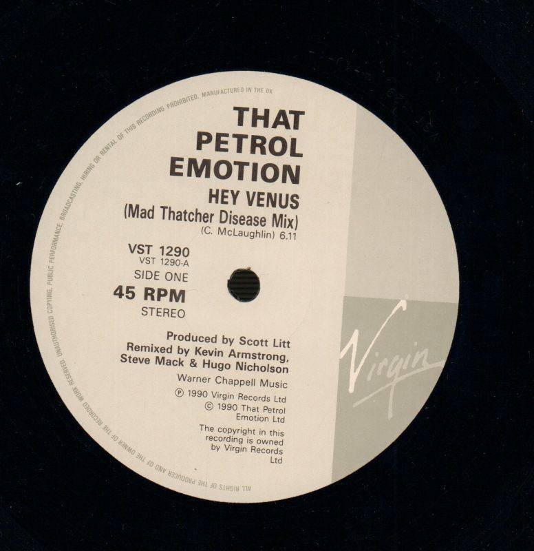 Hey Venus-Virgin-12" Vinyl P/S-VG+/Ex