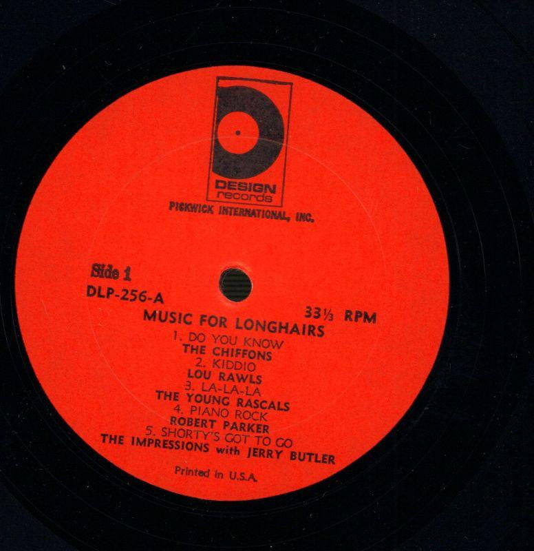 Music For Longhairs-Design-Vinyl LP-VG/VG