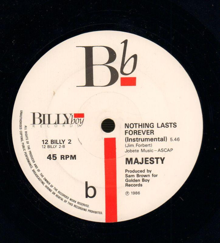 Nothing Lasts Forever-Billy Boy-12" Vinyl-VG/VG