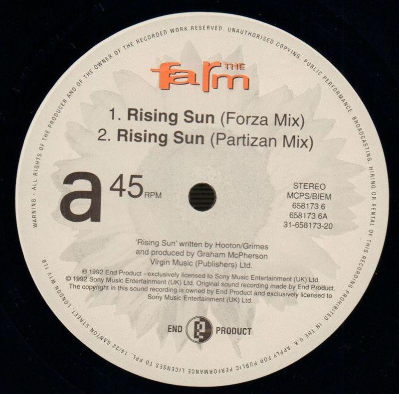 Rising Sun-End Product-12" Vinyl P/S-VG+/NM