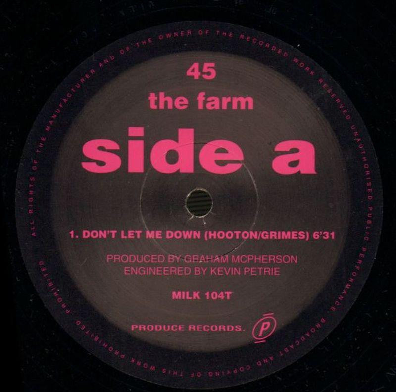 Don't Let Me Down-MILK 104T-12" Vinyl P/S-VG+/Ex