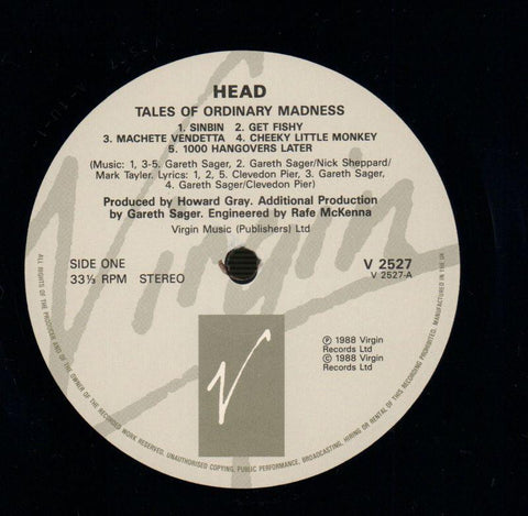 Tales Of Ordinary Madness-Virgin-Vinyl LP-VG+/Ex